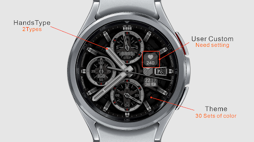 IWF002 Space Walker watch face screenshot 17