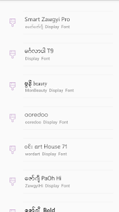 TTA SAM Myanmar Font 7 1 APK screenshots 3