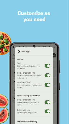 Widget List - Shopping List