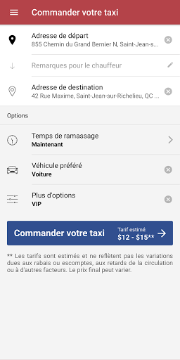 Taxi St-Jean Screen 2