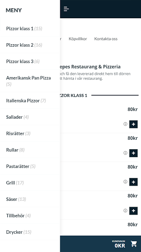 Oya Restaurang Screen 2