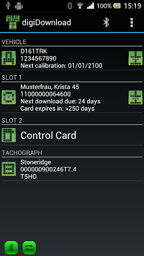Android application digiDownload screenshort
