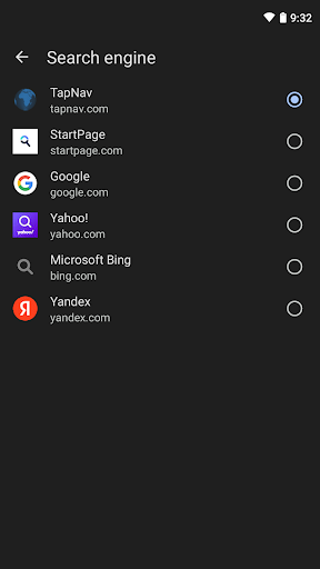 Screenshot of Internet