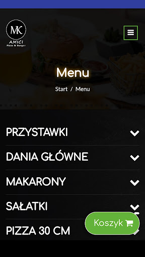 Amici MK-Pizza&Burger Screen 2