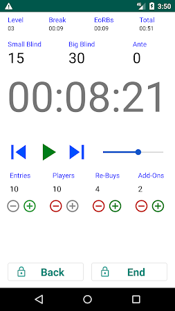 Game screenshot Easy Poker Tournament Timer apk download