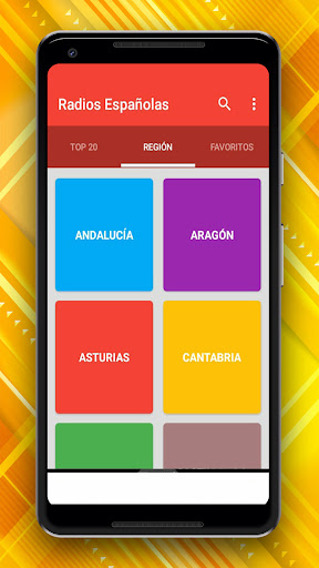 Android application Radios Españolas Online screenshort