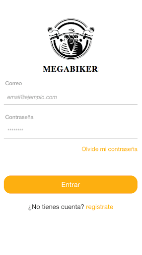 Android application Megabiker screenshort