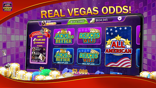 Jackpot Video Poker Mania 1.4.0 APK + Мод (Unlimited money) за Android