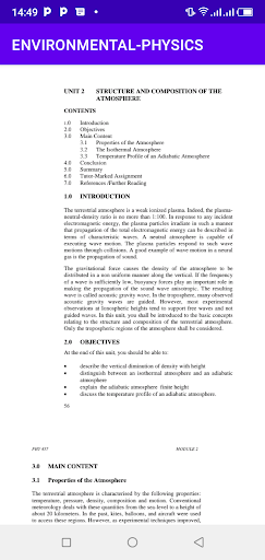 Environmental Physics