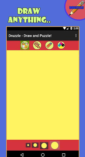 Android application Druzzle - Draw and Puzzle! screenshort