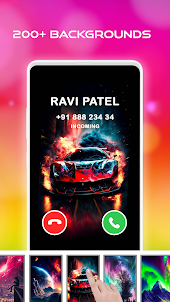 Call screen-Color caller theme