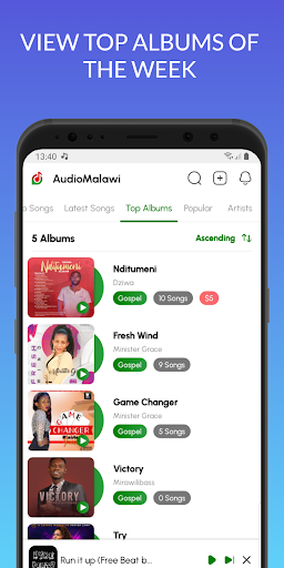 AudioMalawi - Music Downloader Screen 3