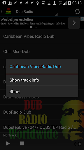 Dub Radio Worldwide Screen 3