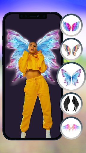 Android application Wings Photo Editor App screenshort