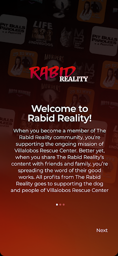 Android application Rabid Reality screenshort