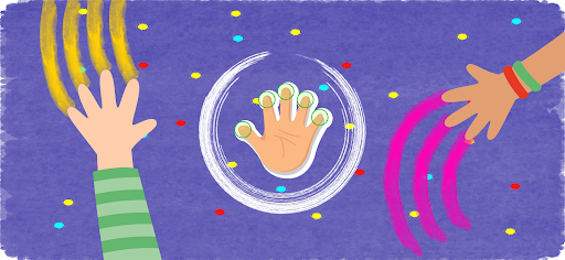 Screenshot of Busy Kids! Coloring pages book