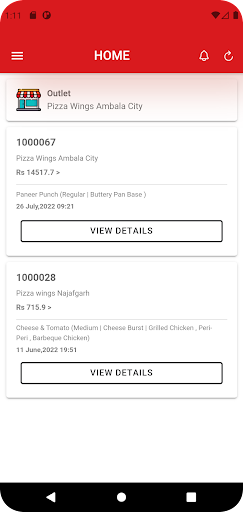 Pizza Wings Delivery Screen 3
