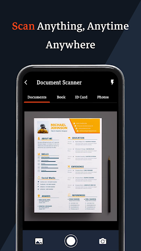 Android application PDF scanner - PDF OCR screenshort