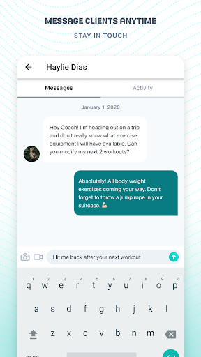 TrueCoach Connect Screen 2
