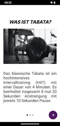 Android application Zabata – Tabata Training Timer screenshort
