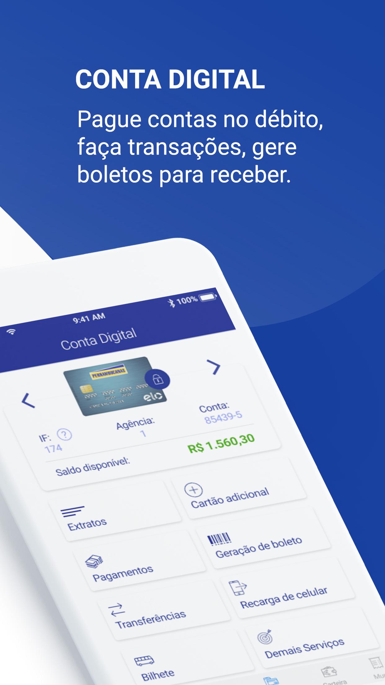 Android application Cartão Pernambucanas screenshort