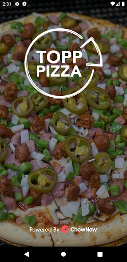 Android application Topp Pizza screenshort
