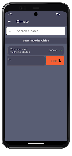 iClimate Screen 2