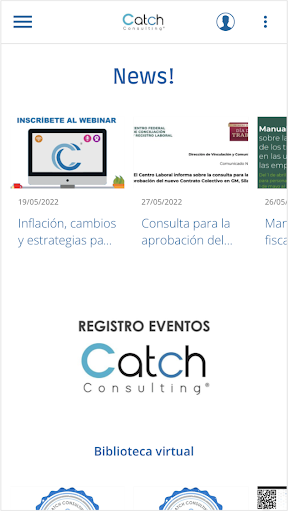 Android application Catch Consulting App screenshort