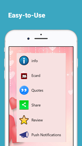Android application Happy Valentine Day screenshort