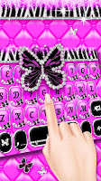 screenshot of Luxury Butterfly Zebra Theme