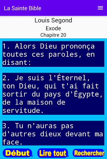 La Sainte Bible Screen 3