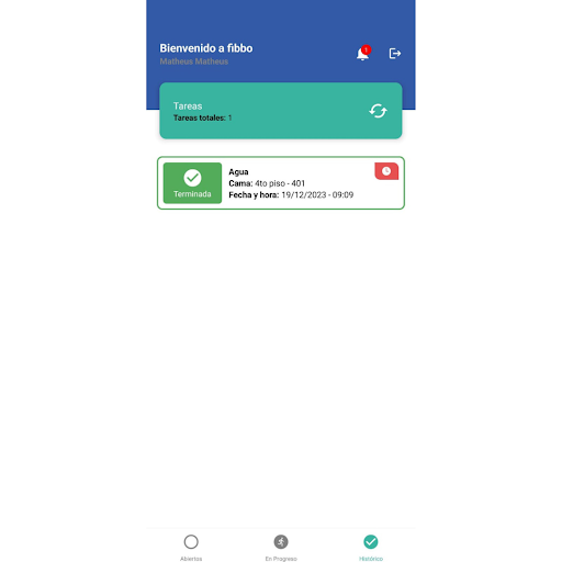 Fibbo Concierge Screen 2