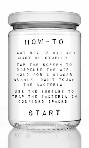 Bacteria in the jar