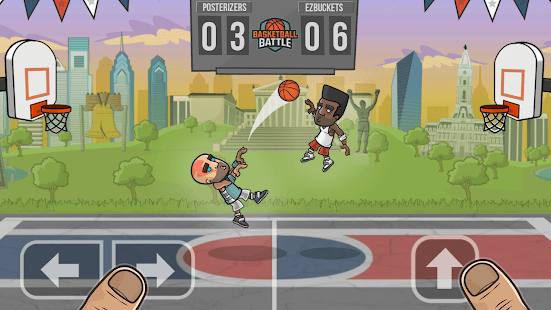Basketball Battle - Sportspiel Captura de pantalla