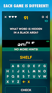 Hidden Word Brain Exercise PRO Screenshot