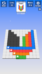 Color Swipe Puzzle 3D