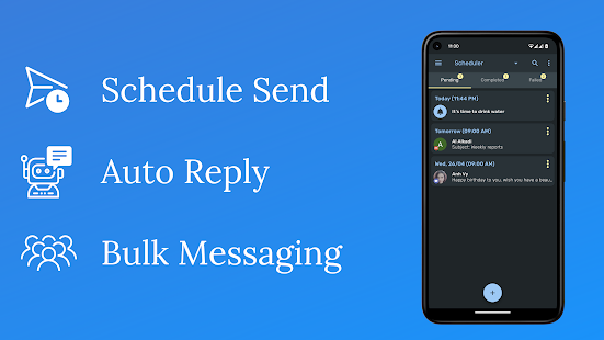Auto Text: Schedule.Send.Reply Screenshot