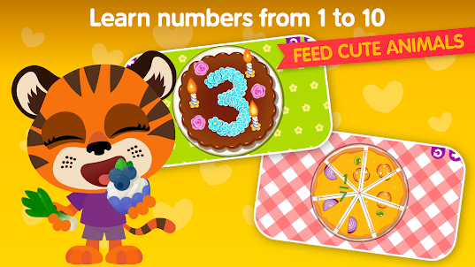 Pet Сity Number games for kids