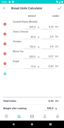 Beetis - Diabetes Diary Screen 2