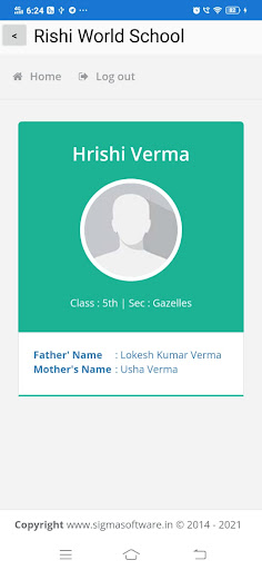 Rishi World School Screen 2