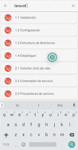 Captura de Pantalla 3 laravel 8 español documentacio android