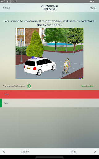 Screenshot of Dutch Caribbean Theory Test