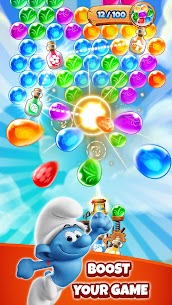 Smurfs Bubble Shooter Story MOD (Free Shopping) 2