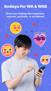 Hug Emoji Kiss Love WA Sticker
