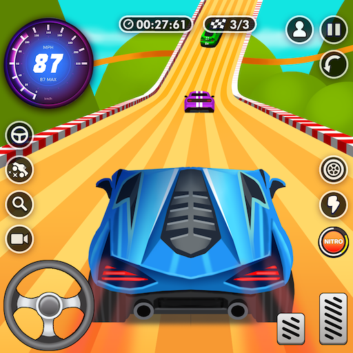 Nitro Jump - Car Racing Logo