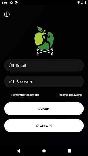 Android application Belair Fitness Center screenshort