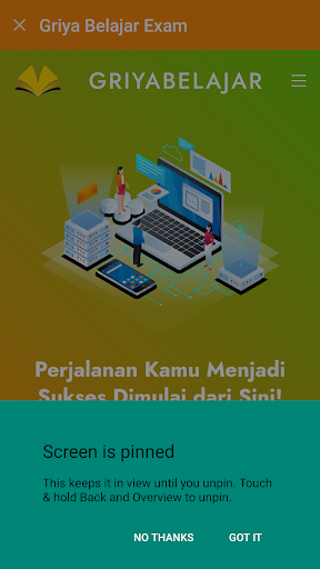 Griya Belajar Exam Screen 3