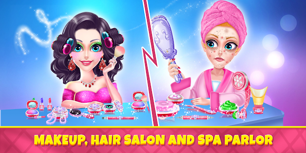 Makeover Salon Dash - Girls Dress up & Makeup Game 1.3 APK screenshots 1