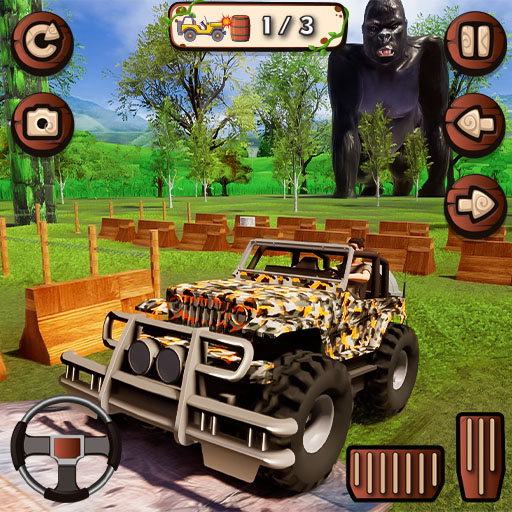 Jeep Parking Jungle Car Games logo