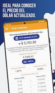 Screenshot 1 TRM Dólar Colombia android
